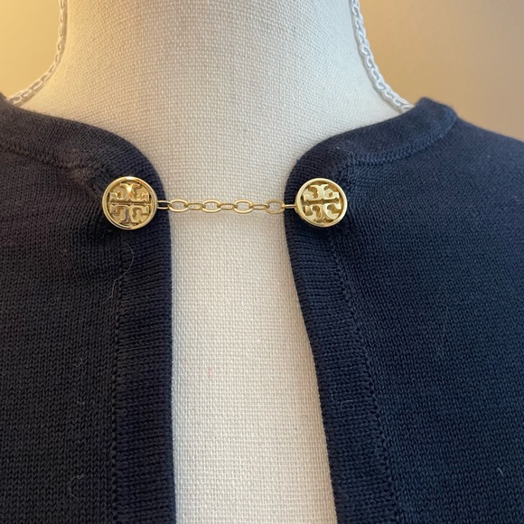 Tory Burch navy sweater - Picture 2 of 4